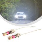 2Pcs H3 3014-57SMD LED Fog Light Bulb for DC 12/24V