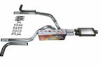 2.5" Dual Exhaust Kit for Dodge Dakota (1997–2005) - Cherry Bomb Salute, Side Exit