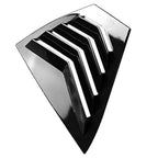 Gloss Black Rear Side Window Louvers for Nissan Sentra (2020-2024)