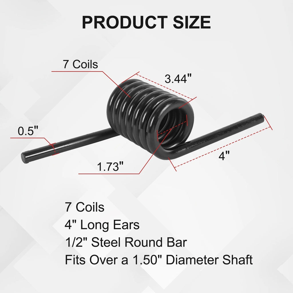 2 Pair Heavy Duty Trailer Ramp Springs for Trailer