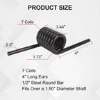 2 Pair Heavy Duty Trailer Ramp Springs for Trailer