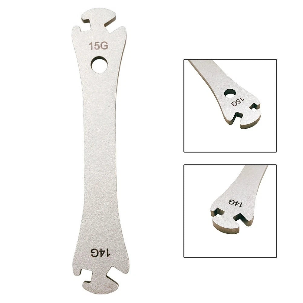 Bike Spoke Wrench for Bicycle Wheel Repair (14g/15g Spokes)