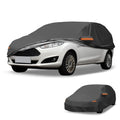 Car Cover Waterproof All Weather with Reflective Strap for Ford Fiesta (2011–2019)
