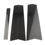 Set of 6 Carbon Fiber Window B Pillar Trim Covers for BMW X1 E84 (2011–2015)