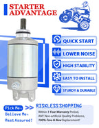 Starter Motor with Relay for Suzuki ATV LT-Z400 LT-Z400Z (2003–2008)