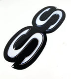 Chevrolet Super Sport SS Script Logo Metal Emblem Sign for 1960–1969 Camaro