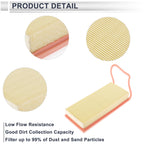 Car Engine Air Filter No. 13718626739 for BMW X5 2.0L (2016–2018)