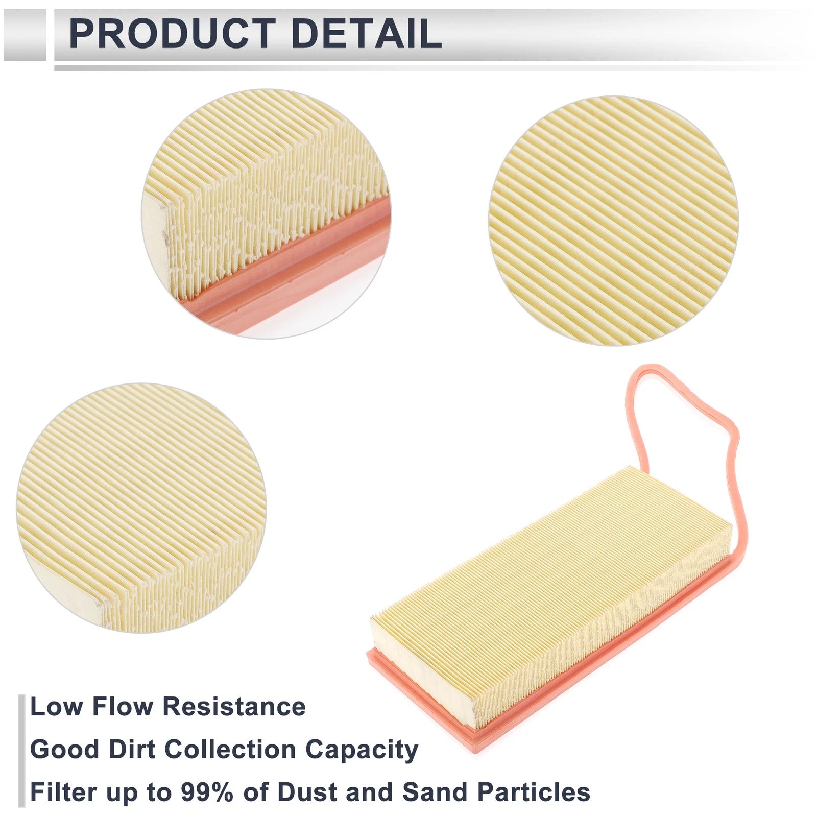 Car Engine Air Filter No. 13718626739 for BMW X5 2.0L (2016–2018)