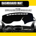 Dash Cover Mat for Honda Accord (2013–2017) - Black