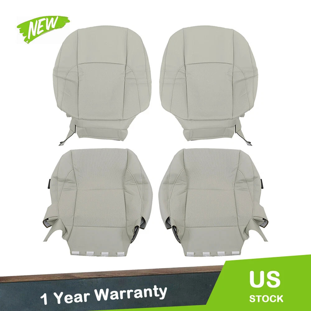 Perforated Leather Seat Cover Set for Lexus ES350 (2007–2012) Gray
