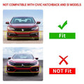 Front Grille for Honda Civic (2019–2021) Type-R Style Black Mesh
