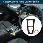 Center Console Panel Sticker for Mercedes-Benz GLA Class (2020-2021) Black Red