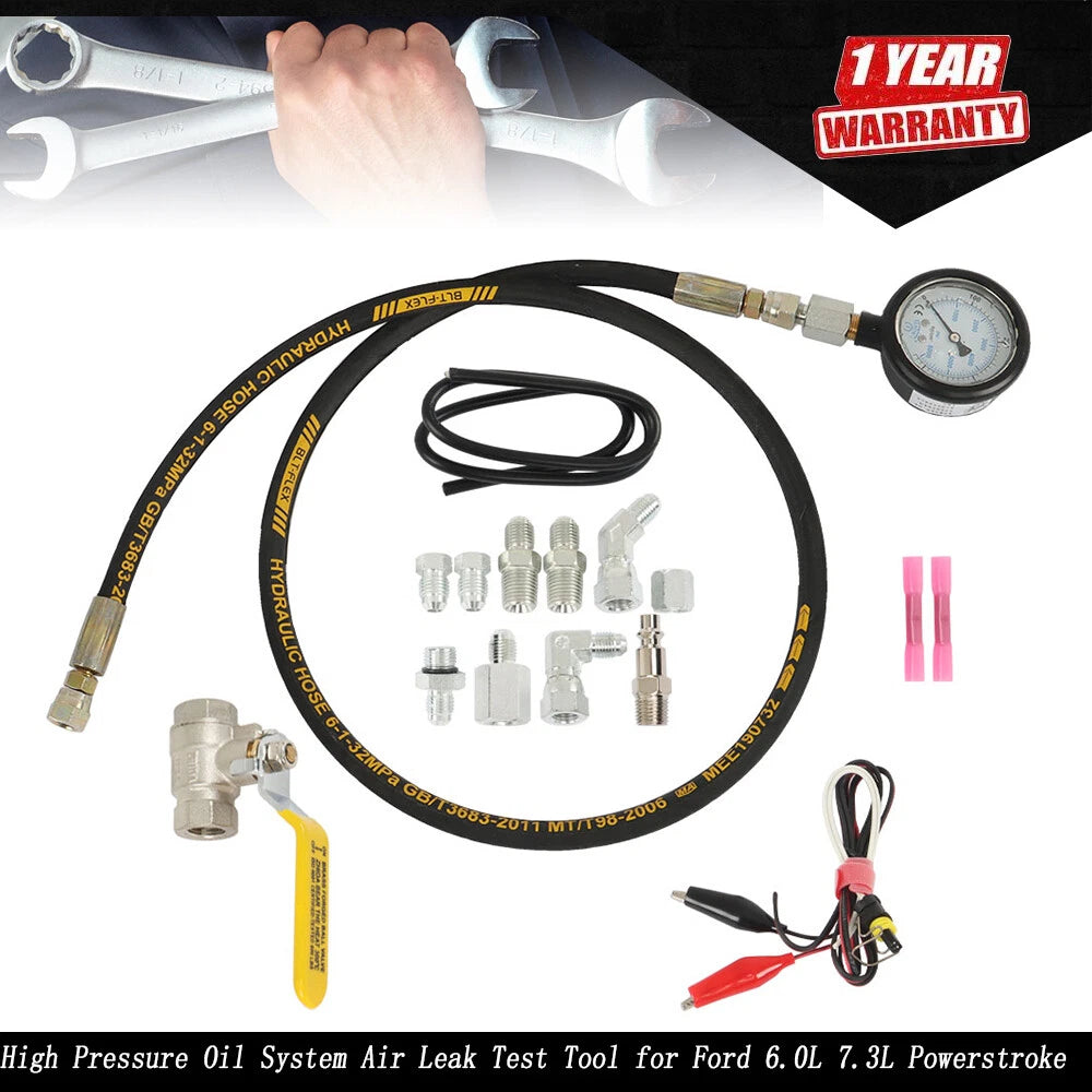 High Pressure Oil System Air Leak Test Tool for Ford Powerstroke (2003â2007)