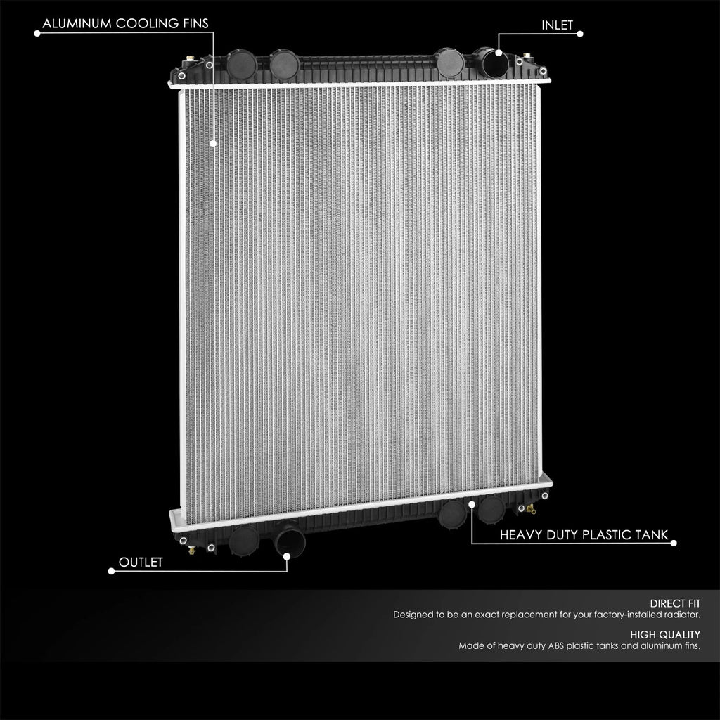 2-Row Aluminum Radiator for Freightliner Century Class/Columbia (1996–2011)