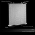 2-Row Aluminum Radiator for Freightliner Century Class/Columbia (1996–2011)