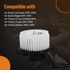HVAC Heater Blower Motor with Fan for Chevy Malibu, Buick Regal (2014–2016)