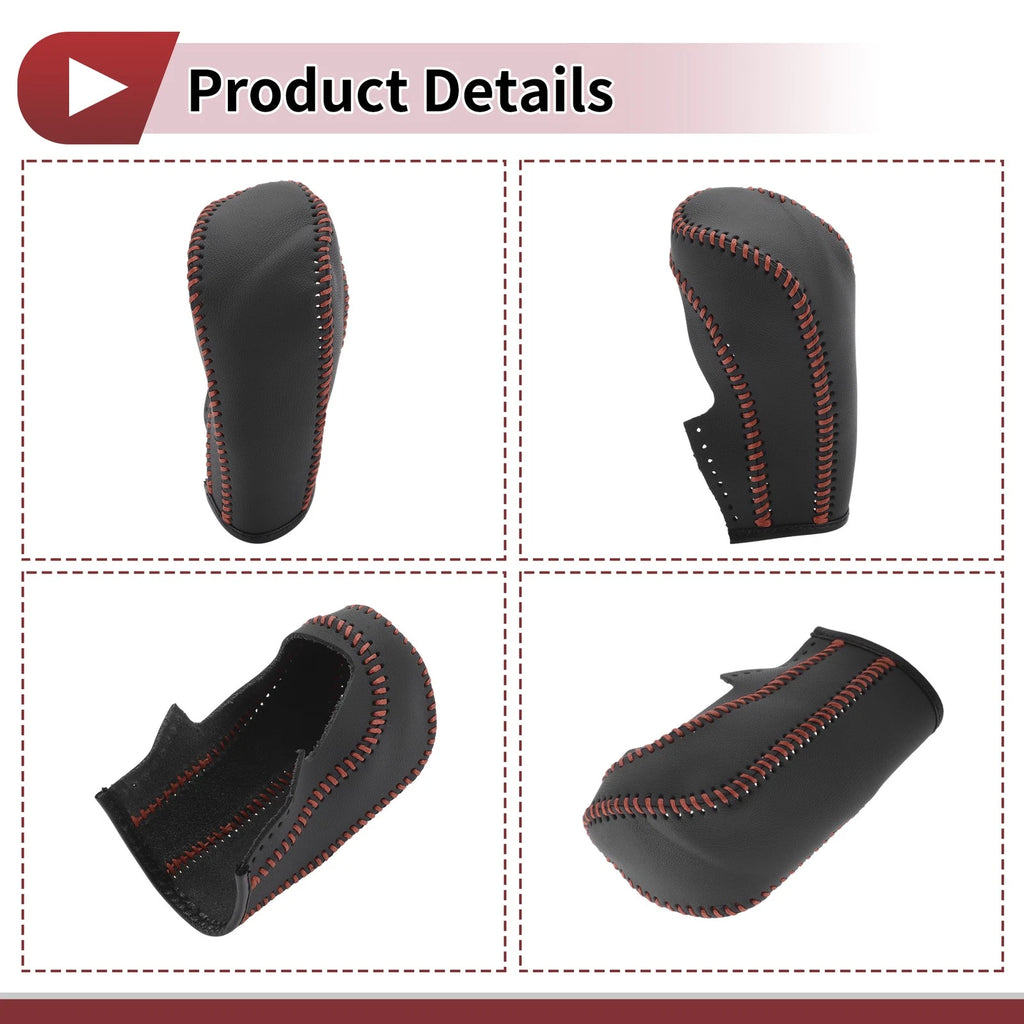 Gear Shift Knob Cover for Ford Fiesta (2009–2012) Black Brown