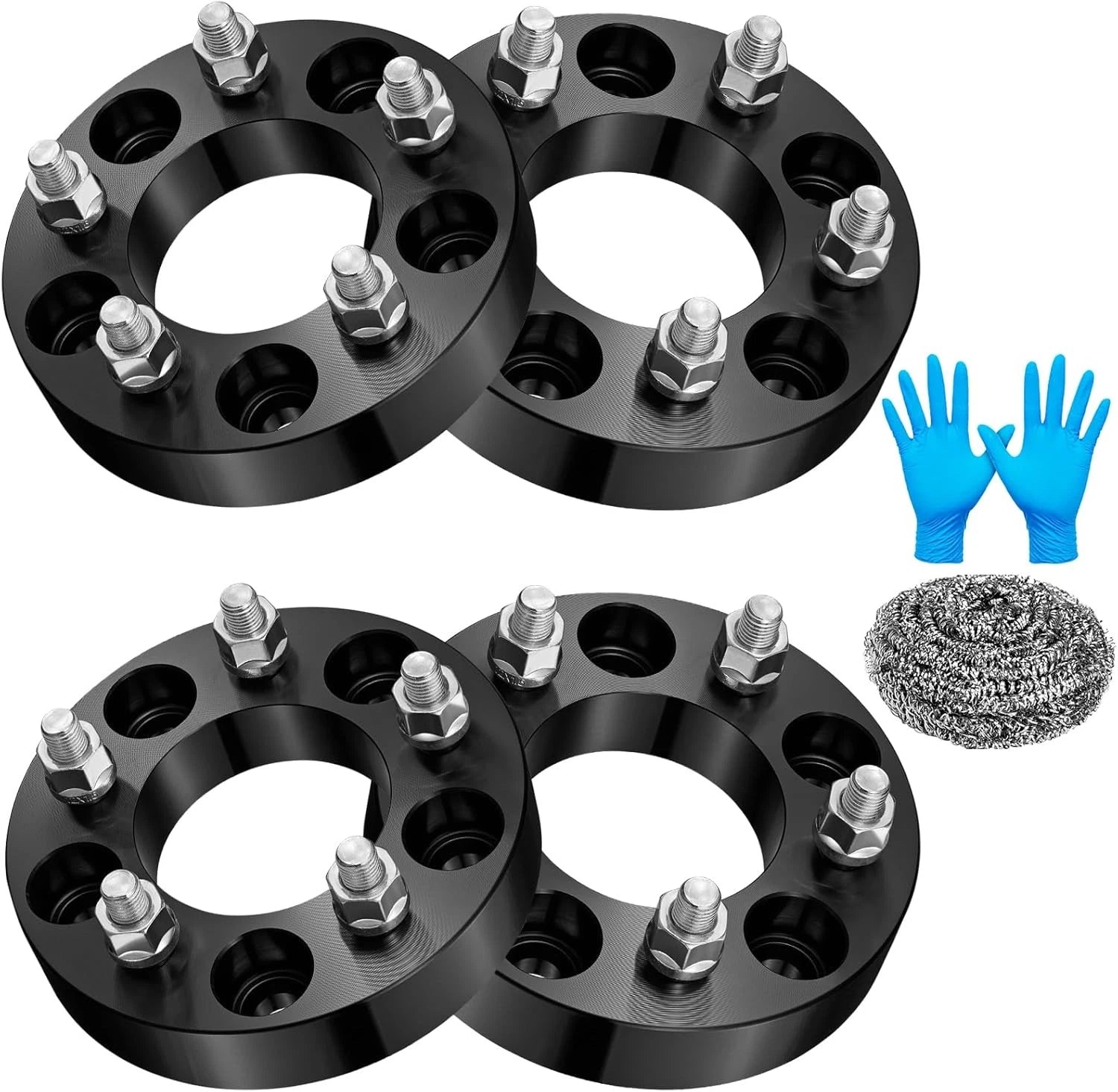 Set of 4 Hubcentric Wheel Spacers M14x2 for Ford Expedition (2003–2004)