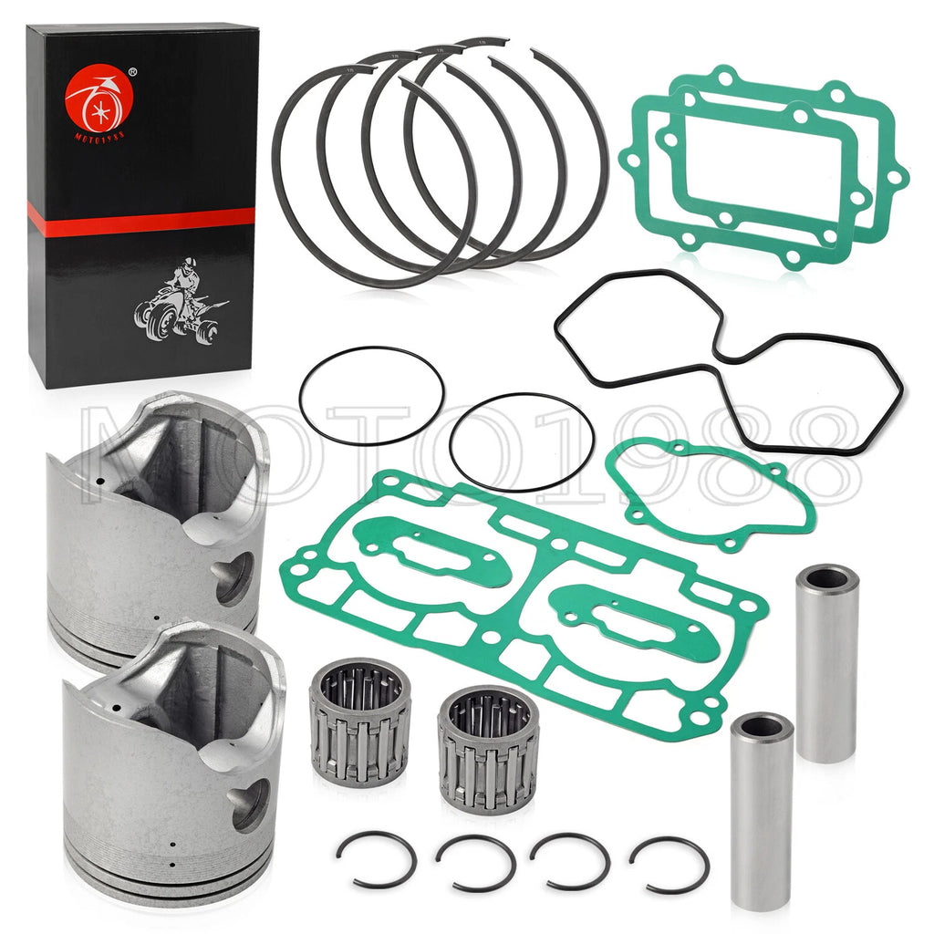 Top End Kit Pistons Ring Gasket STD 82mm for Ski-Doo 800R Summit GSX LTD (2008–2016)