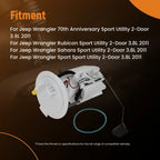 Electric Fuel Pump Module Assembly for Jeep Wrangler (2007–2011) 3.8L