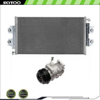Condenser and Compressor for Chevrolet Express 1500, GMC Savana 3500