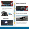 Underhood Light Hood Courtesy with Harnesses for Chevy GMC (2003–2006)