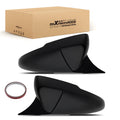 Set of 2 Side Mirror Cover Caps for Honda Accord (2018–2022) Black