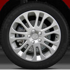 17x7 OEM Wheel (14 Spoke Bright Fine Metallic Silver) for 09-10 Volvo 30 Series