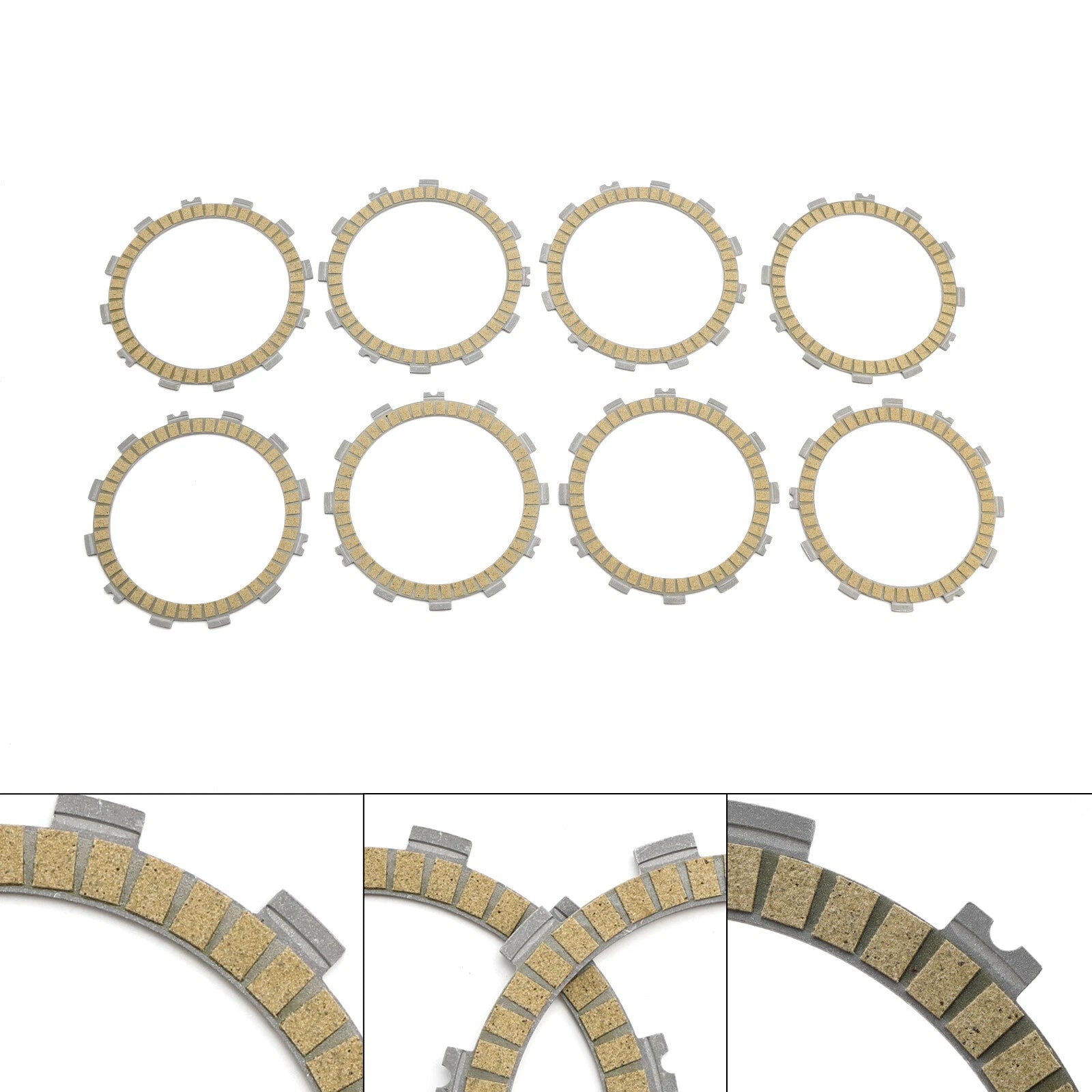 Clutch Friction Plate Kit for Kawasaki ZR900 Z900 (2017–2024) ZR1000 Z1000 (2016–2023)