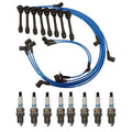 NGK 5mm Wire Set & Denso Iridium Spark Plug Kit for Lexus LS400 SC400 (1990–2000)