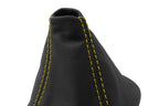 Manual Shift Boot Leather for BMW M3 Z4 E85 E86 (2003–2008) Yellow Stitch