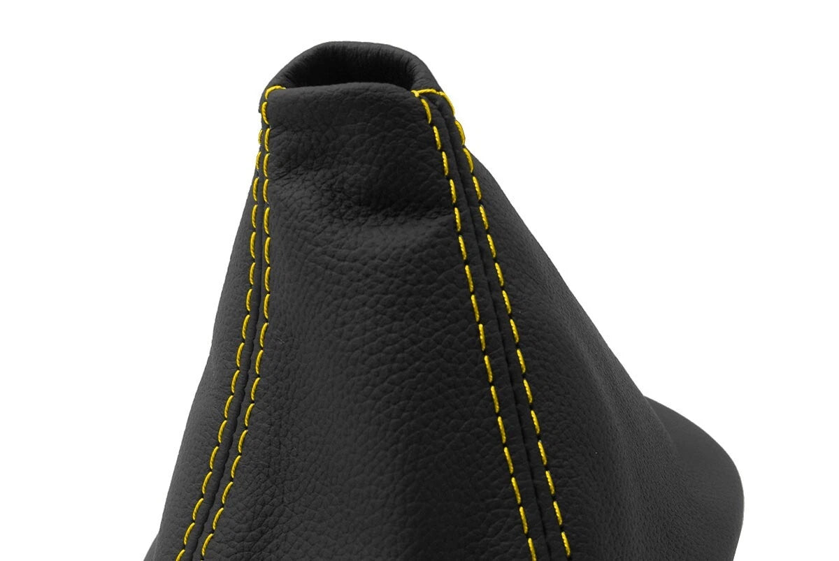 Manual Shift Boot Leather for BMW M3 Z4 E85 E86 (2003–2008) Yellow Stitch