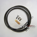 2X Steel Braided Front Brake Lines Kit for Honda TRX400EX TRX400X (2000–2009)