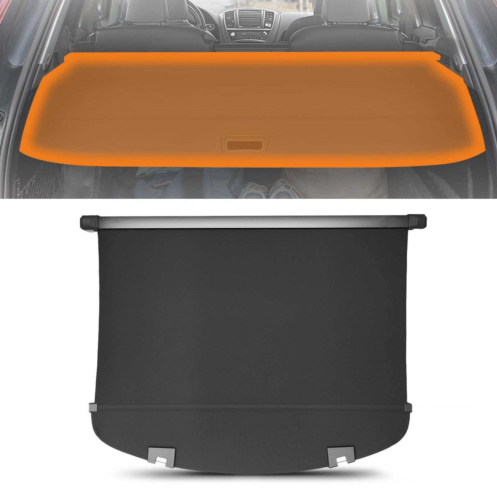 Rear Luggage Cover for Mazda CX-5 (2012–2018) Cargo Parcel Shelf Black
