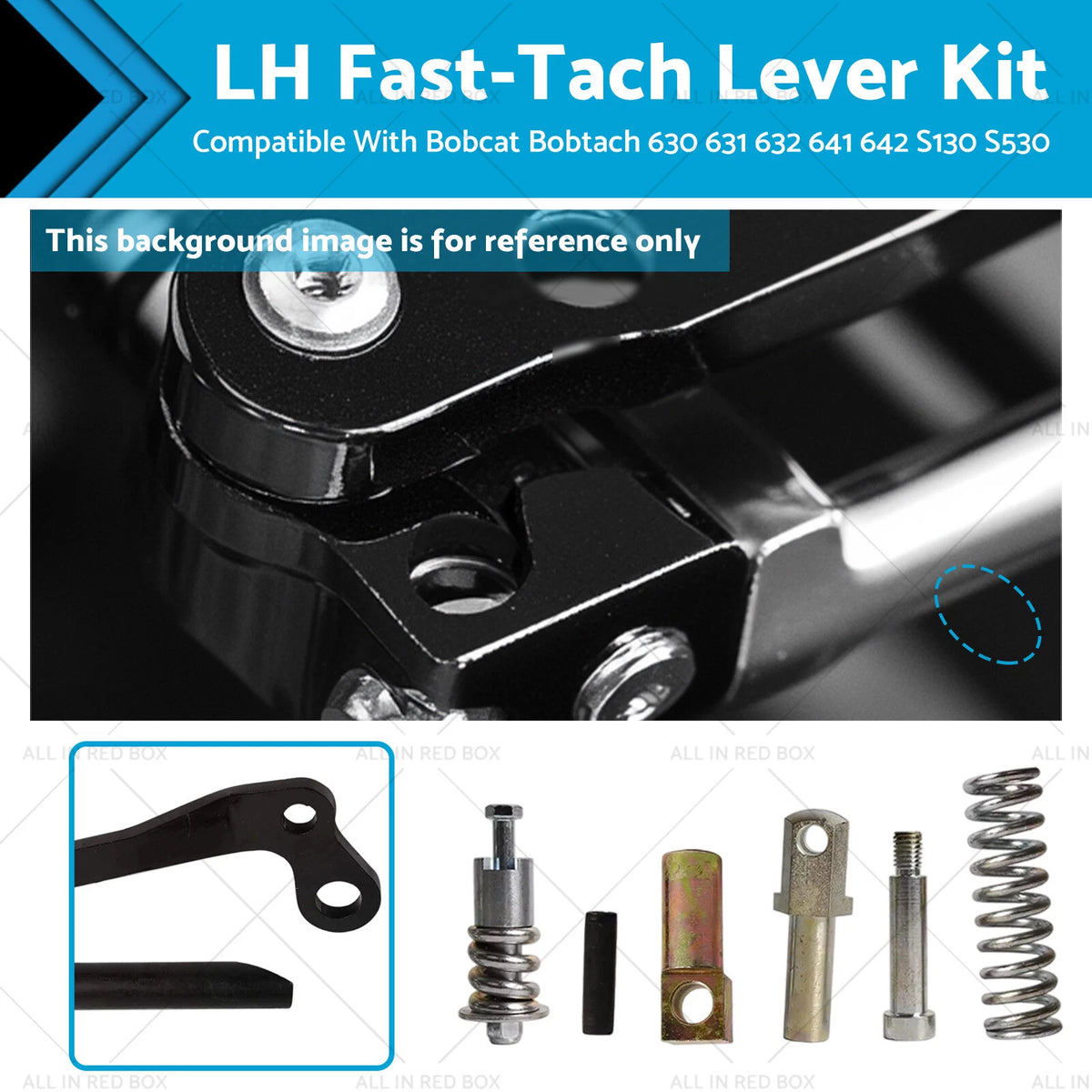 Fast-Tach Lever Kit LHS for Bobcat Bobtach 630 631 632 641 642 S130