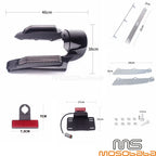 Rear Fender Extension with LED Turn Signal Light for Harley Touring FLHR CVO