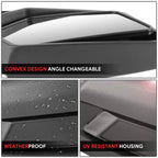 Adjustable Convex Side View Mirror Bracket for UTV Roll Cage Bar Mount