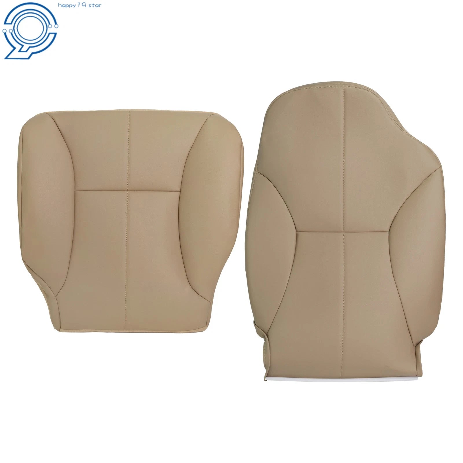 Driver Seat Cover for Ram 1500 2500 3500 (1998-2002) Tan Leather