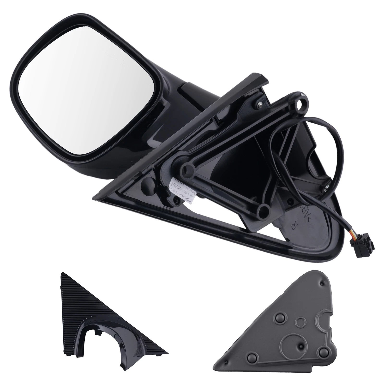 Right Rear View Mirror for Dodge Caravan SXT (2004–2007) Black Manual Fold