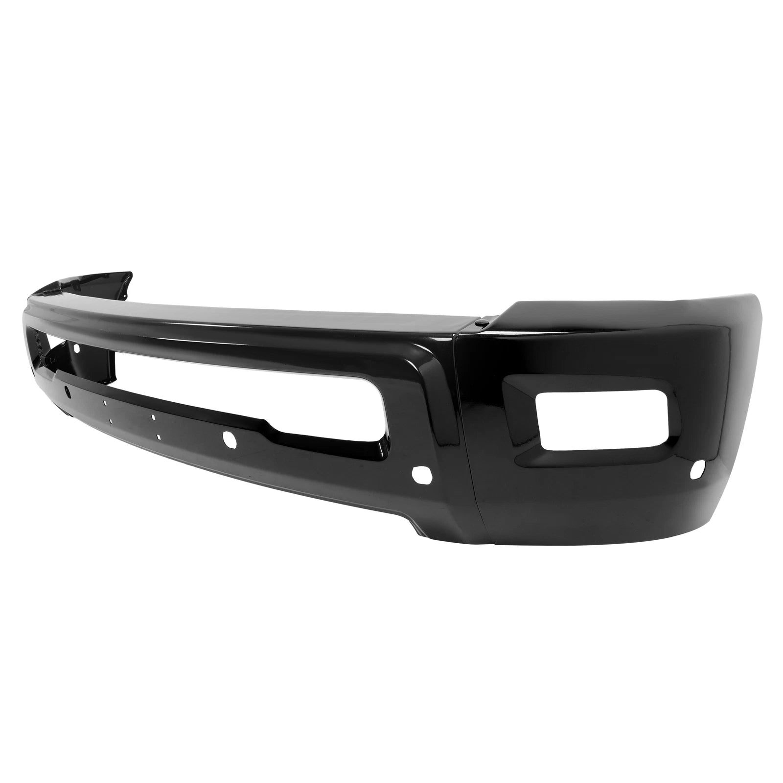 Front Bumper Face Bar for Dodge RAM 2500 3500 (2010–2018) Black with Fog Light Holes