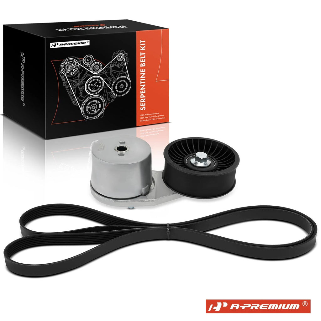 2X Serpentine Belt Drive Component Kit for Ford F-150 F-250 F-350 (1980–2023)