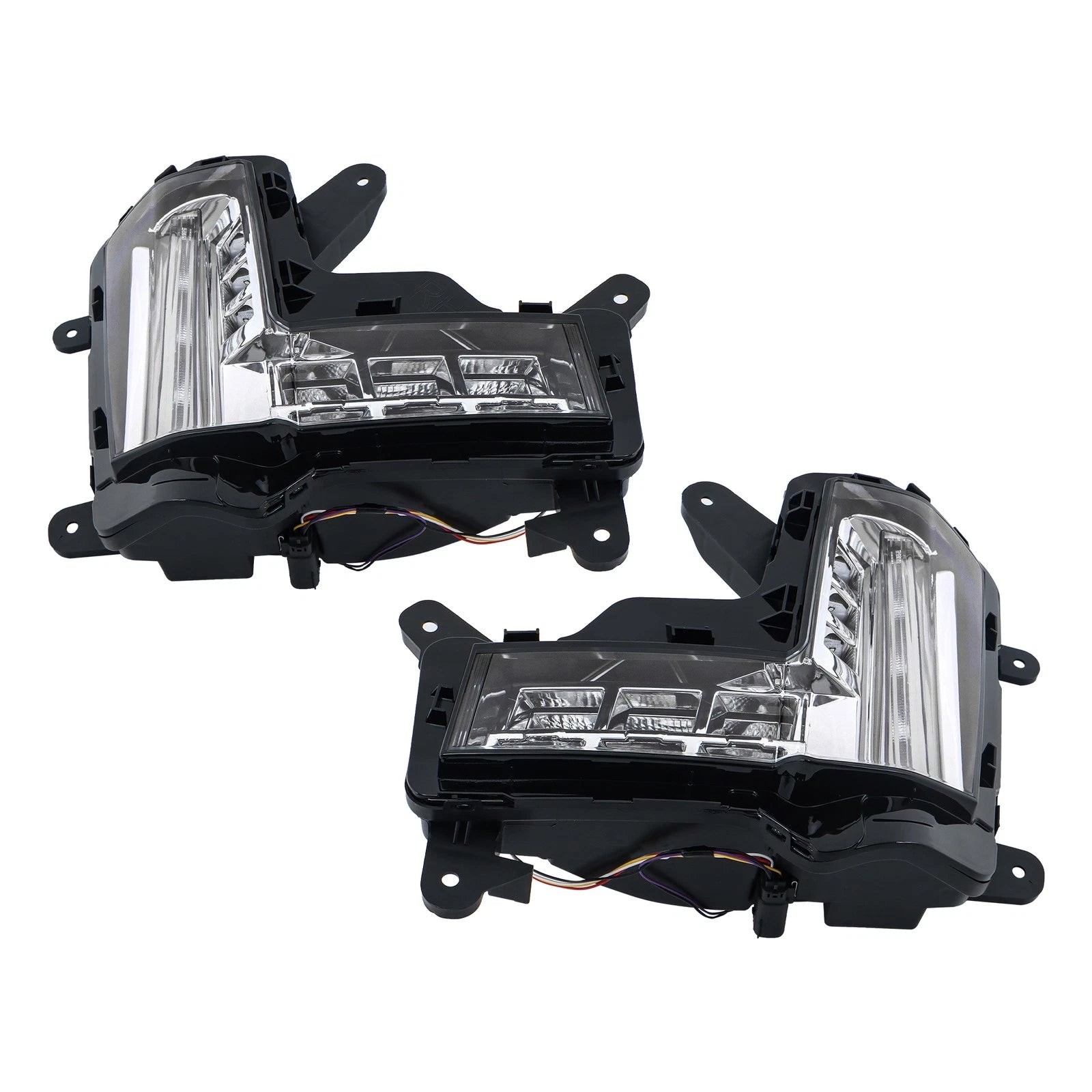 Pair LED Fog Lights for Cadillac Escalade (2015-2020) with Chrome Housing