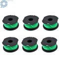 6 Pack Replacement Spool Line for Black & Decker String Trimmer 