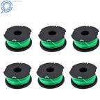 6 Pack Replacement Spool Line for Black & Decker String Trimmer 
