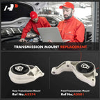 2X Front & Rear Transmission Mount for Chevy HHR (2006-2011)