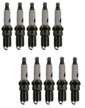 Set of 10 Spark Plugs for Blue Bird Ford E-350 Super Duty (2000–2005)