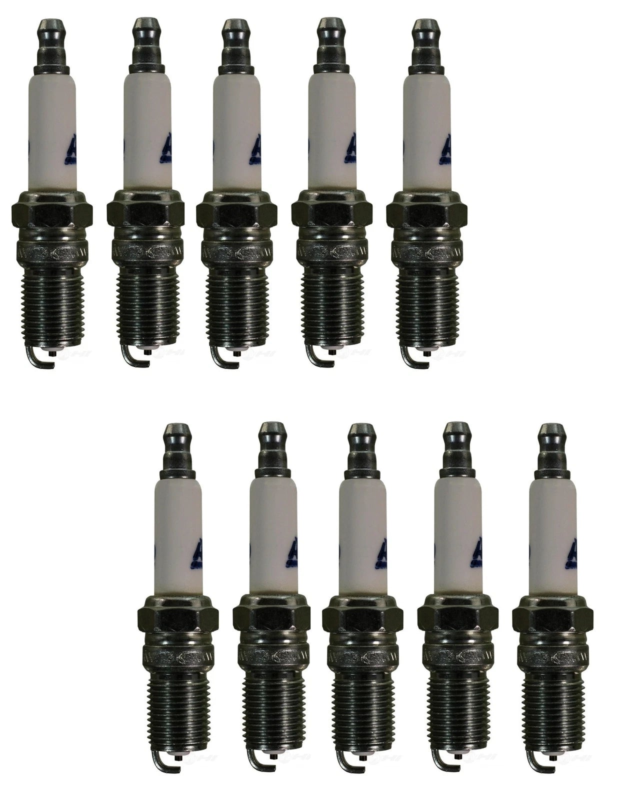 Set of 10 Spark Plugs for Blue Bird Ford E-350 Super Duty (2000–2005)