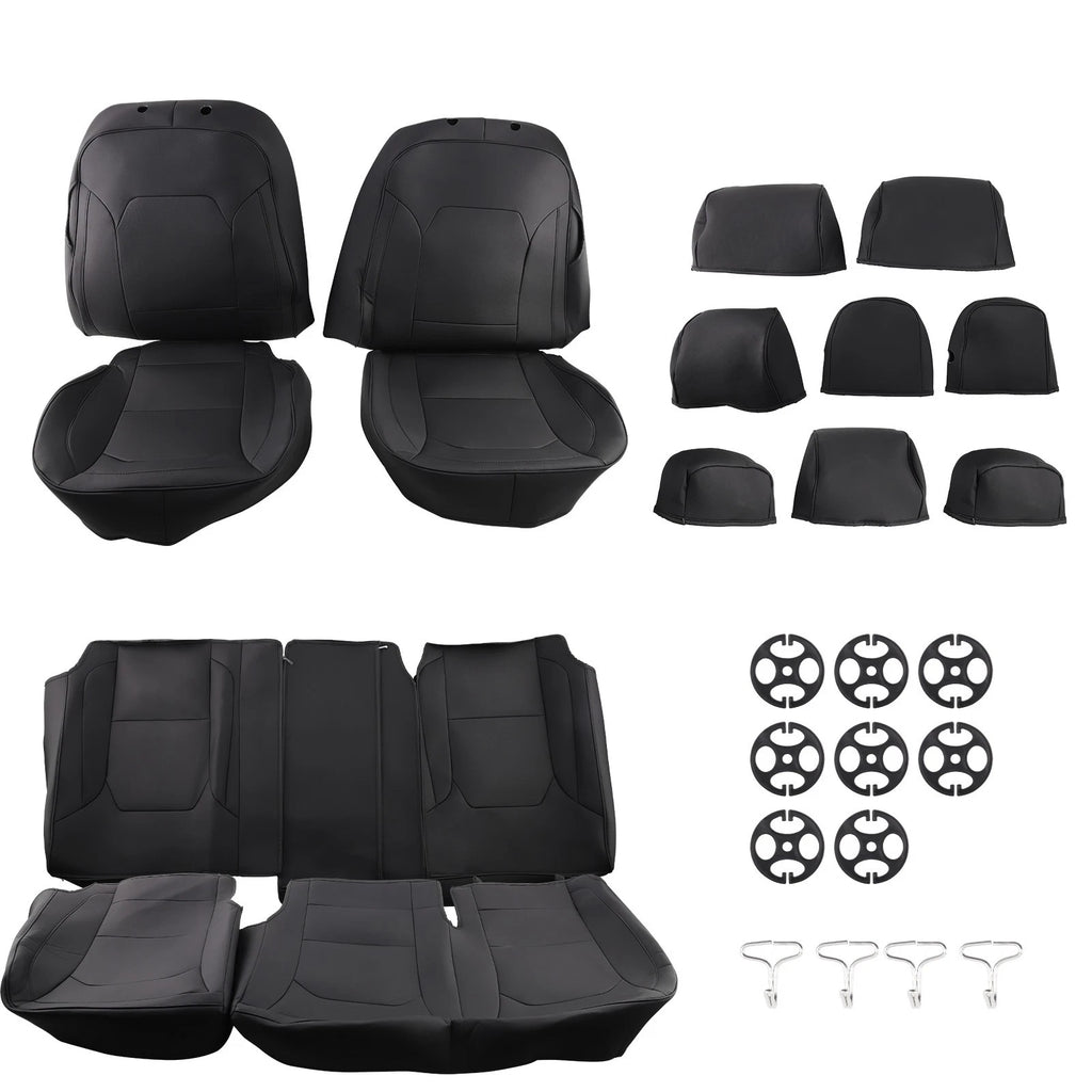Set of 2 Leather Waterproof Seat Covers for Ford F150 (2015–2024)