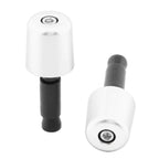Handlebar Grips for Universal Motorcycle (1.5in/38.1mm) - Silver