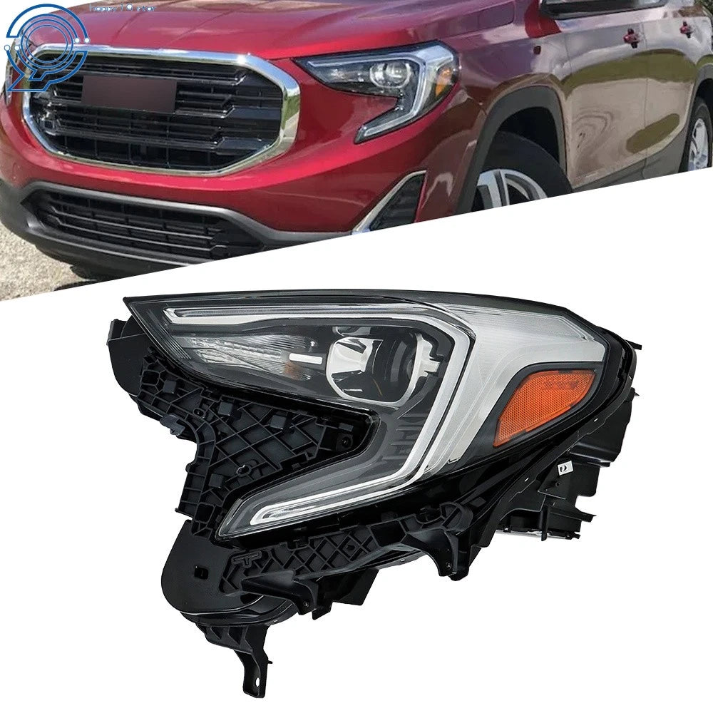 Left Headlight Assembly for GMC Terrain (2018–2021) Chrome, Xenon HID 84751229